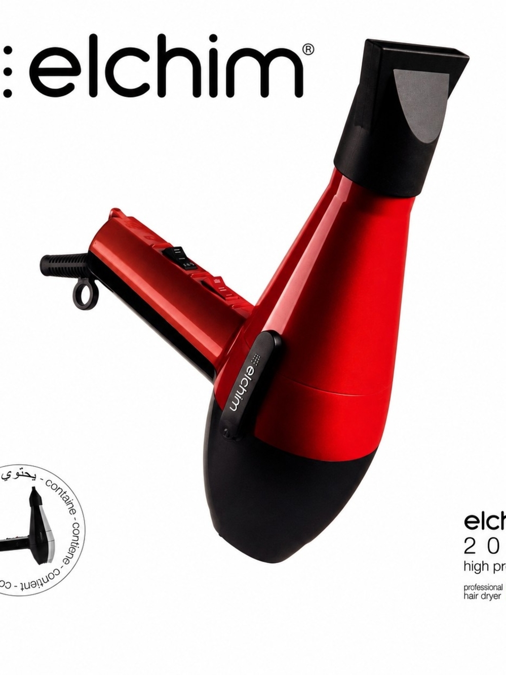 Black Professional Hair Dryer (Made in Italy)